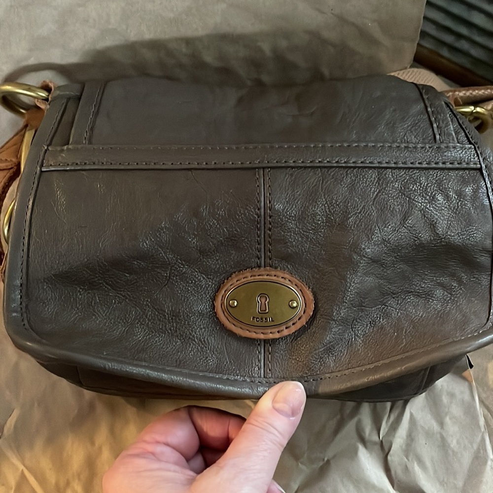 Fossil purse - gray leather - Picture 4 of 7